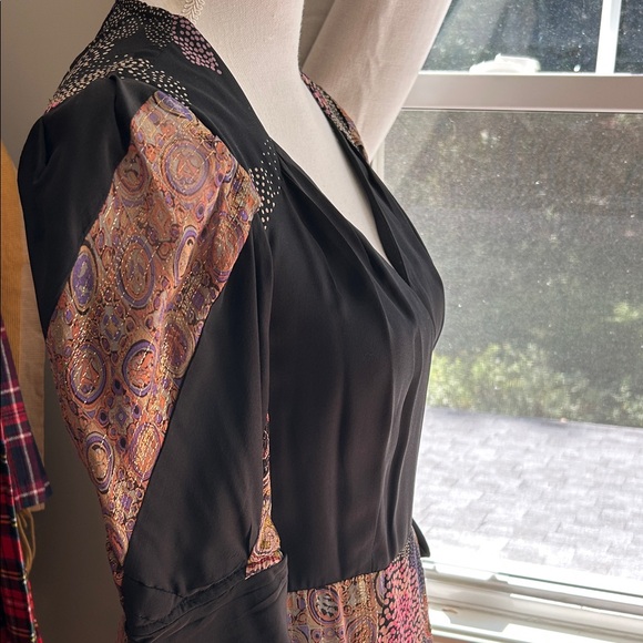 Nanette Lepore Silk Wrap Dress 6 - Picture 3 of 10